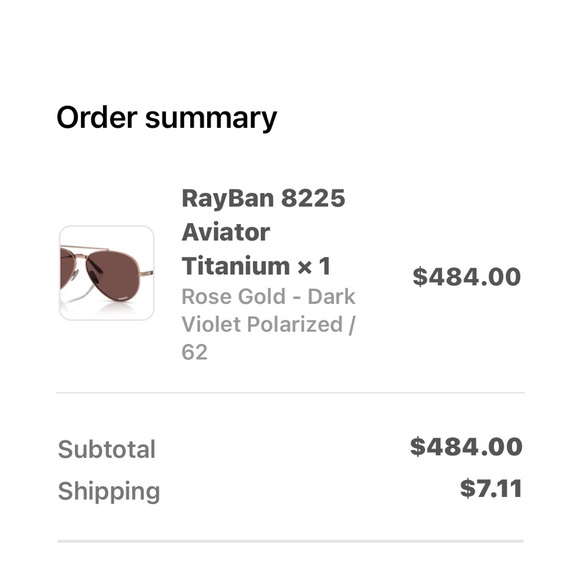 Brand new titanium Ray-Ban aviators sz 62 - Picture 4 of 5